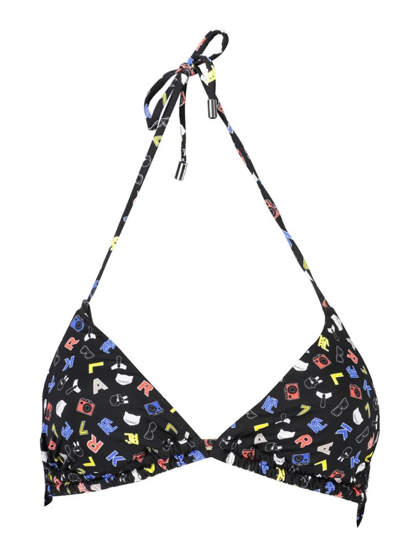 Black Elastane Swimwear
