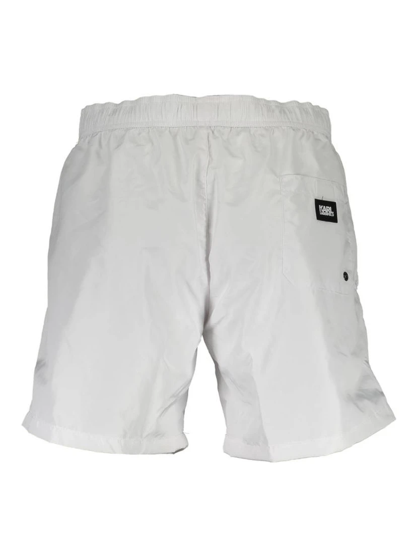 White Polyester Swimwear