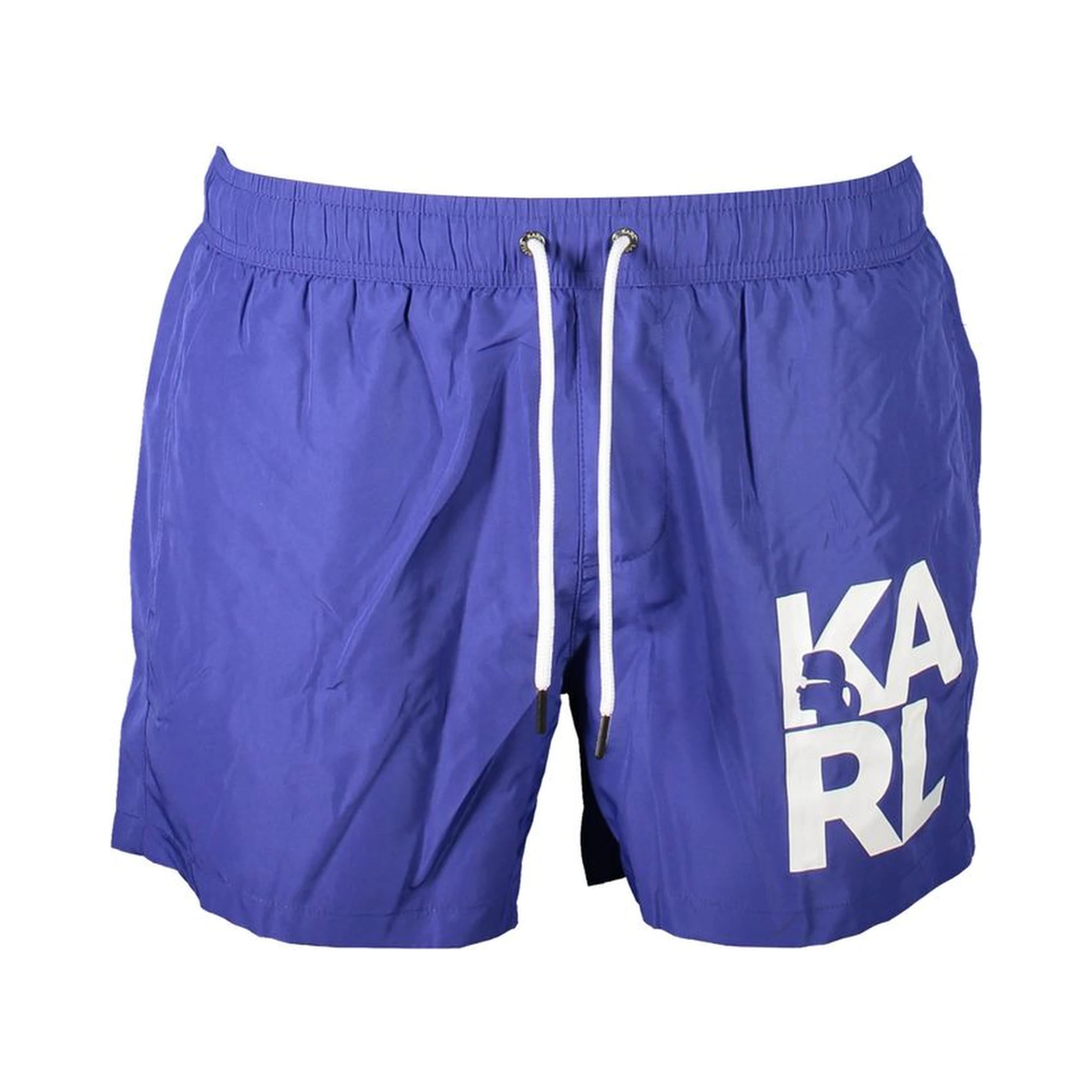 Blue Polyester Swimwear