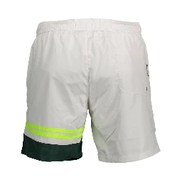 White Polyester Swimwear