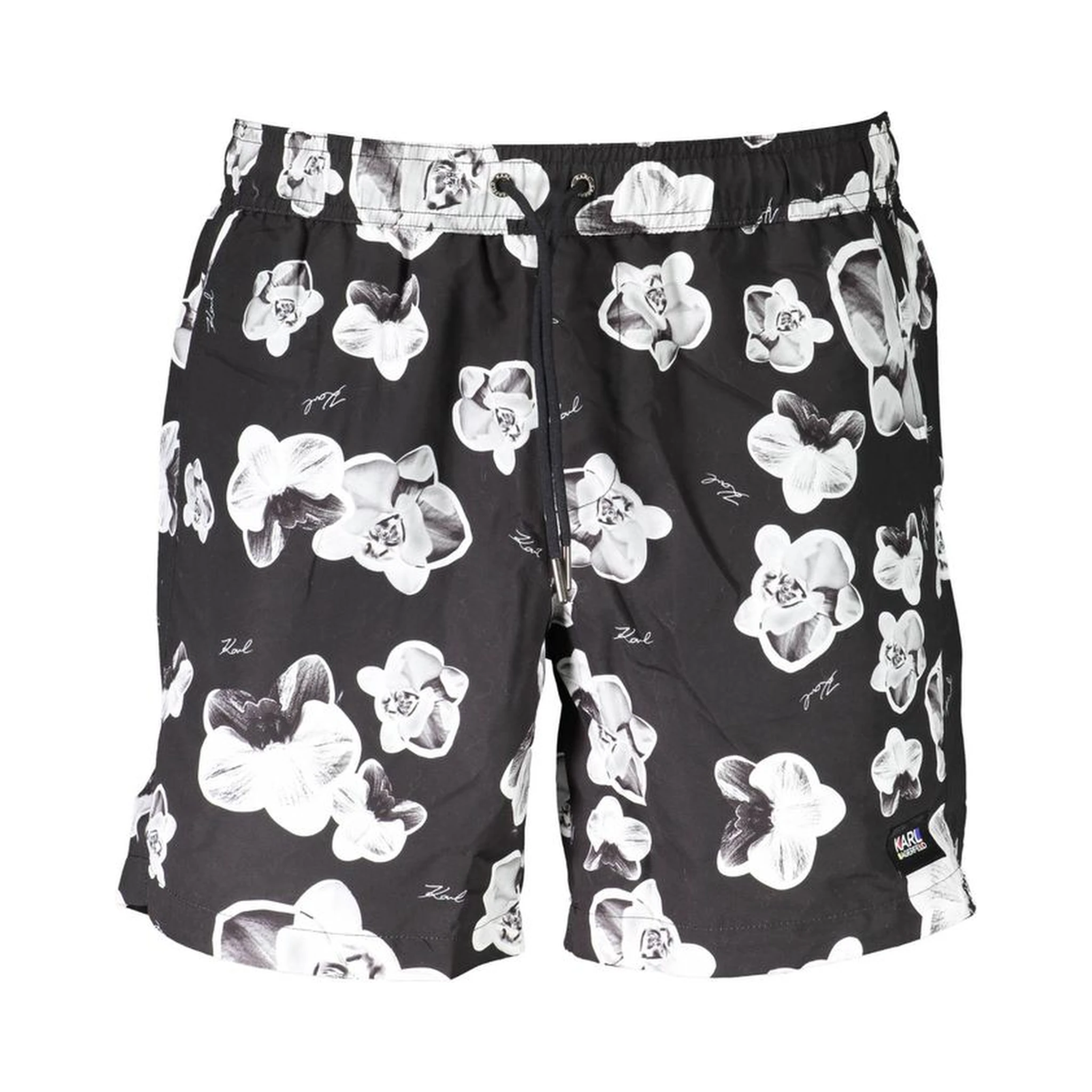 Black Polyester Swimwear