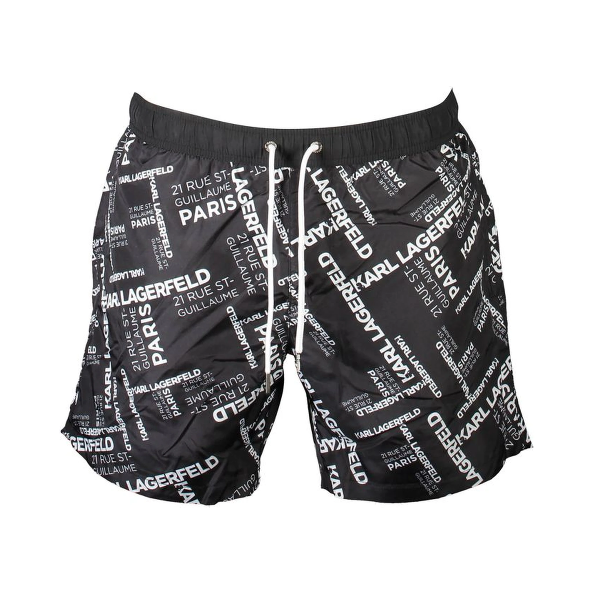 Black Polyester Swimwear