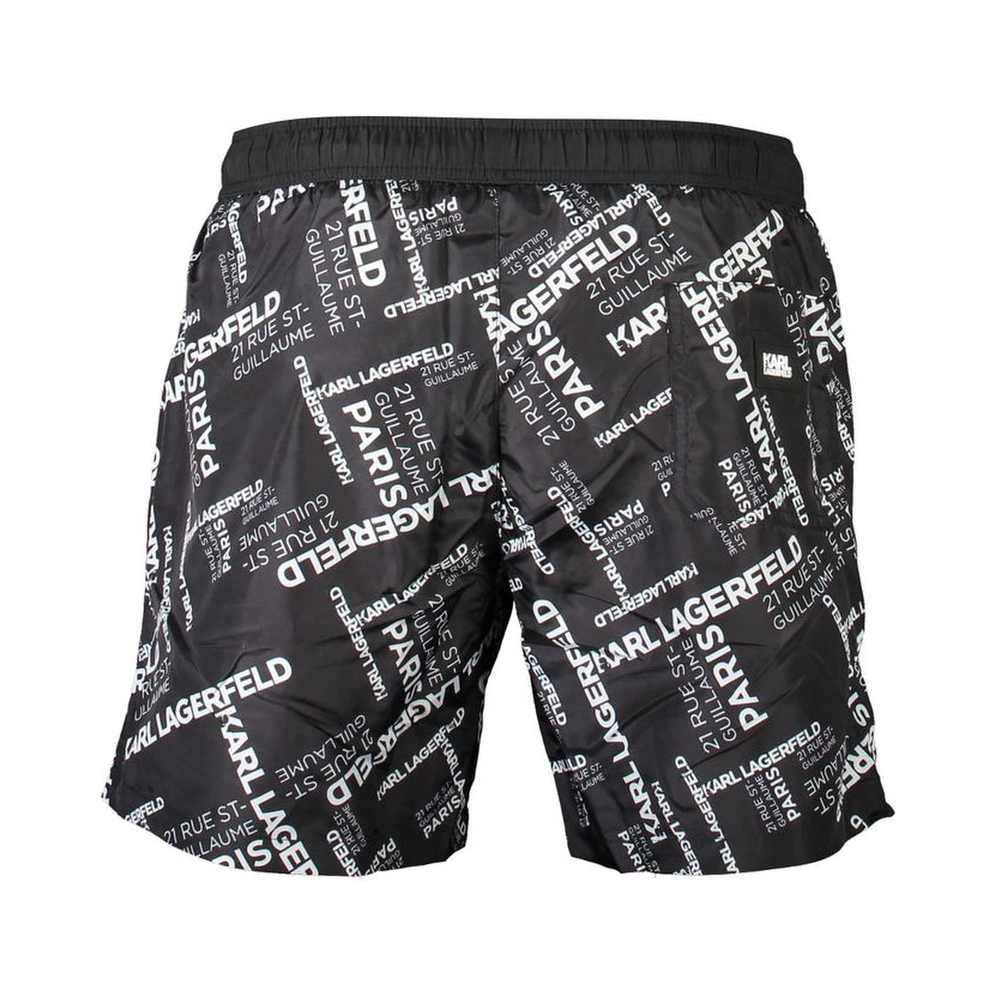 Black Polyester Swimwear