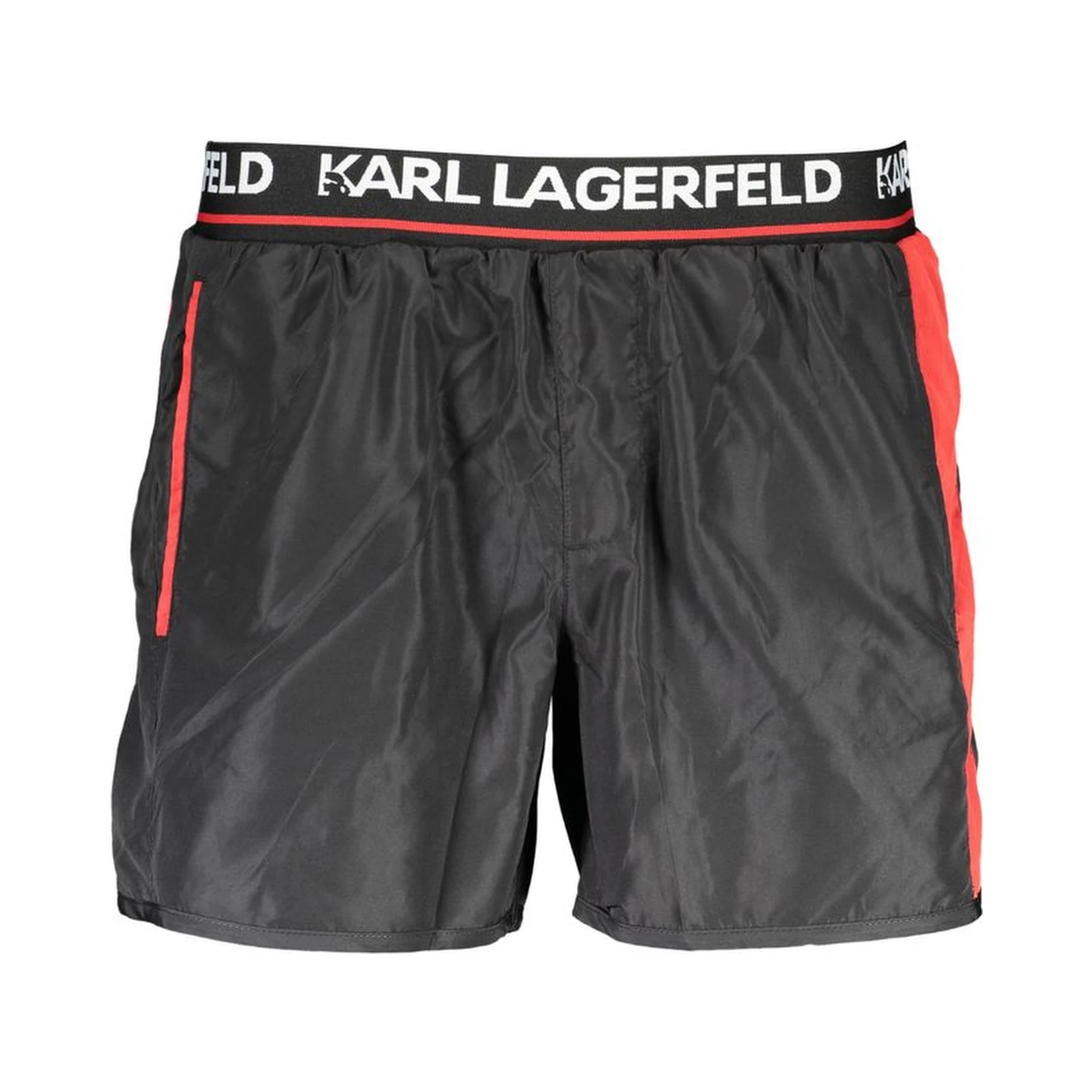Black Polyester Swimwear