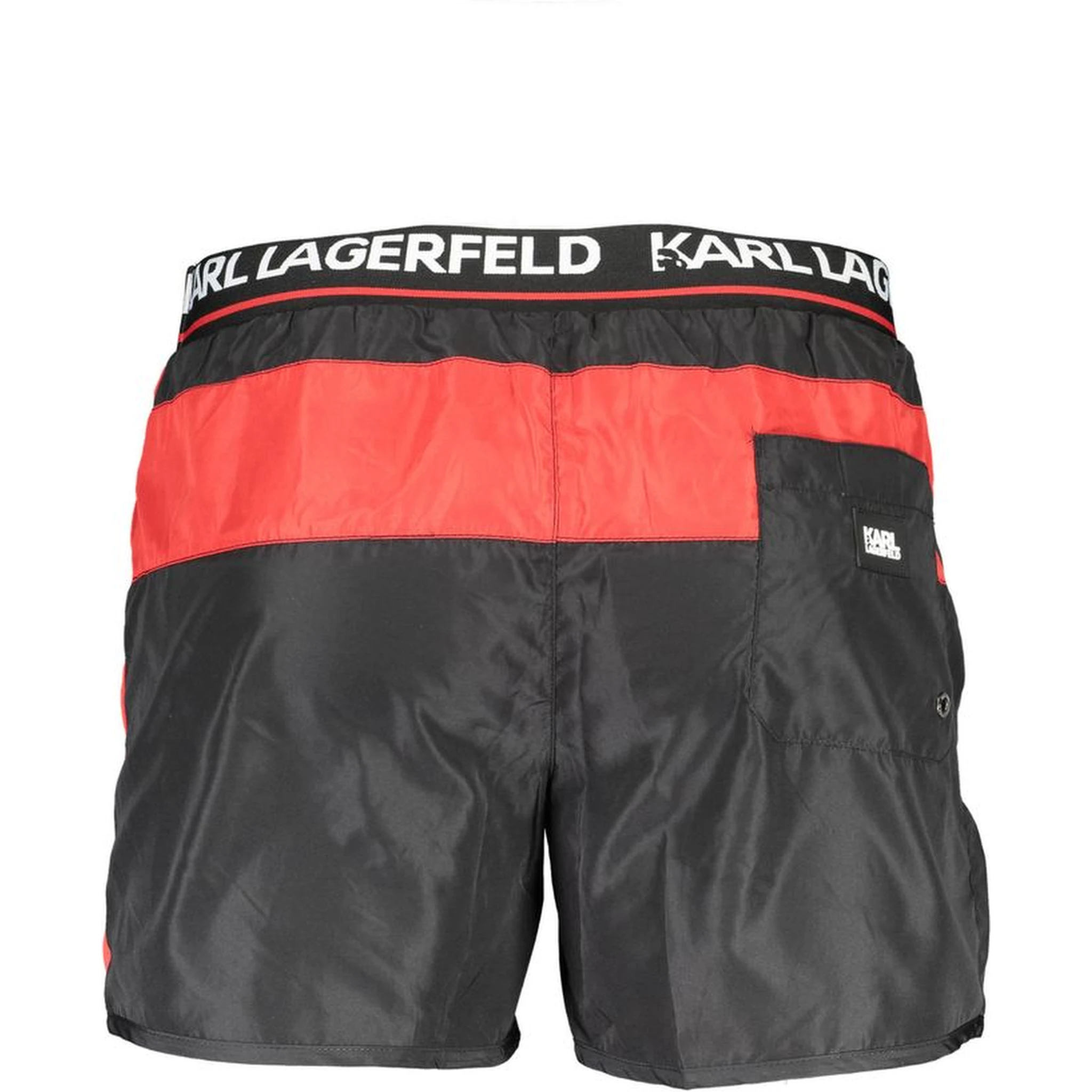 Black Polyester Swimwear