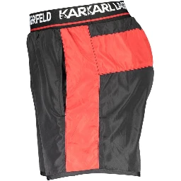 Black Polyester Swimwear