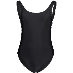 Black Elastane Swimwear