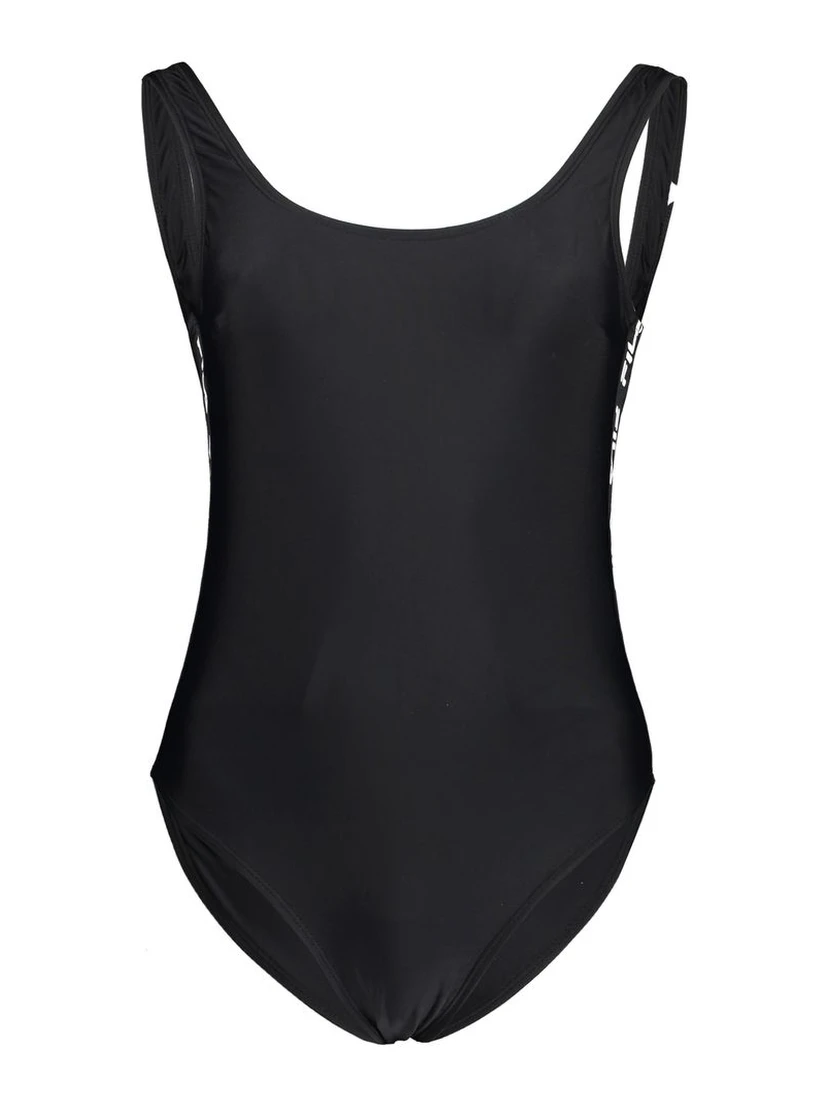 Black Elastane Swimwear