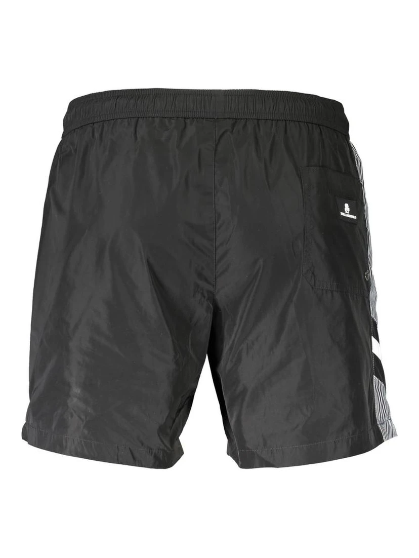 Nero Polyester Men's Swim Trunk