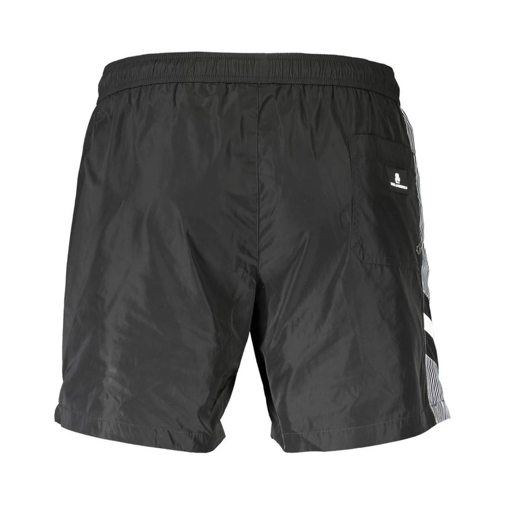 Nero Polyester Men's Swim Trunk
