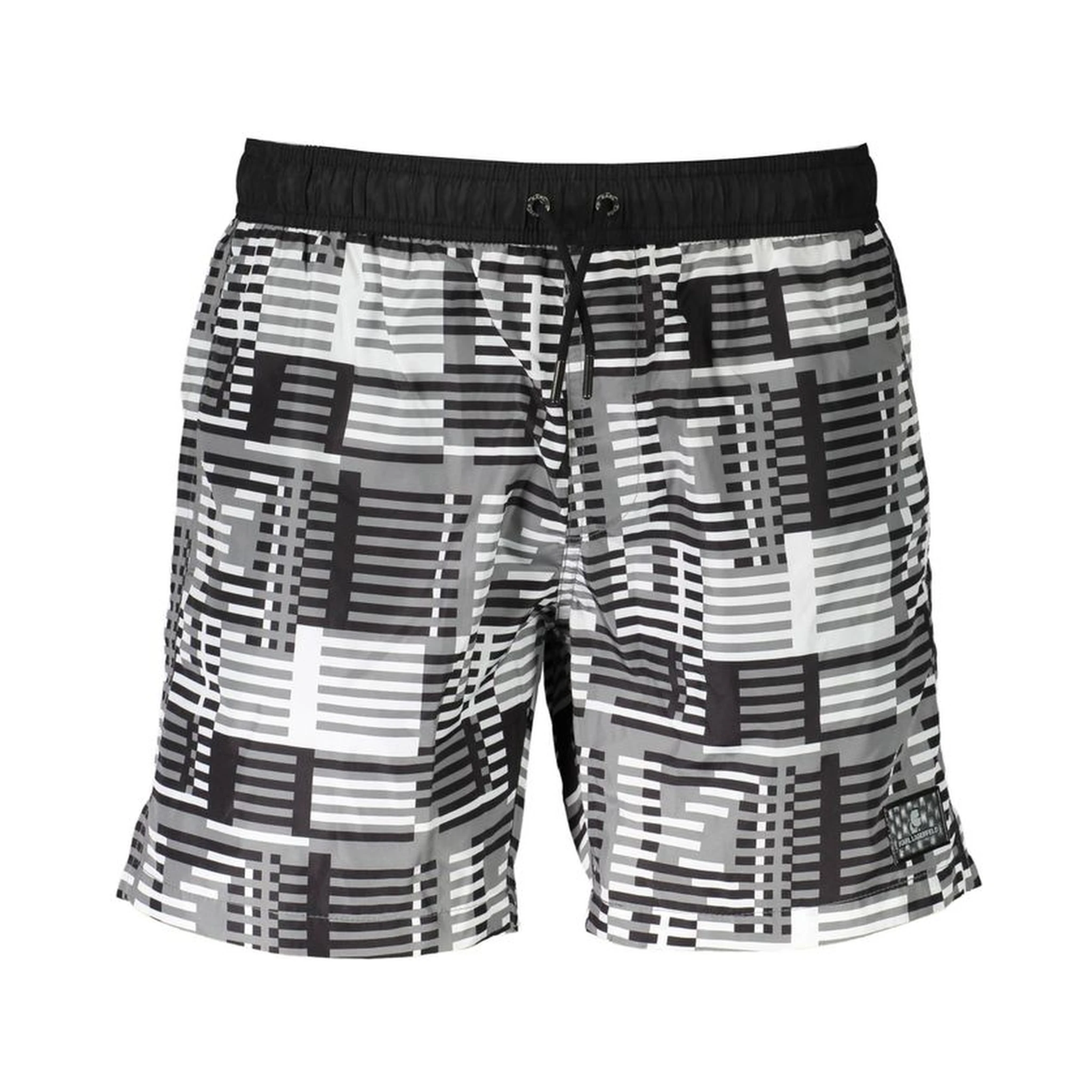 Nero Polyester Men's Swim Boxer