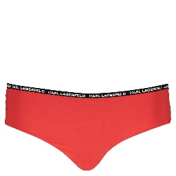 Rosso Poliammide Women Swim Brief