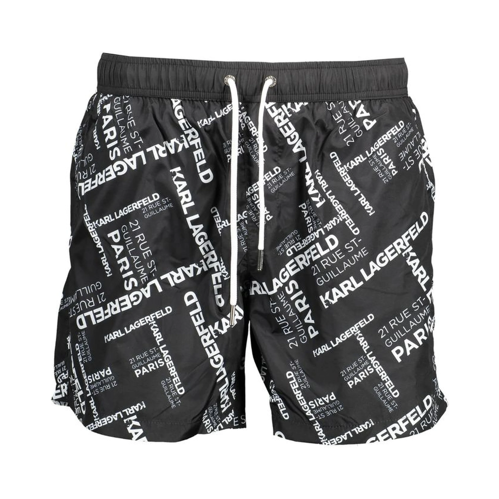 Black Polyester Swimwear