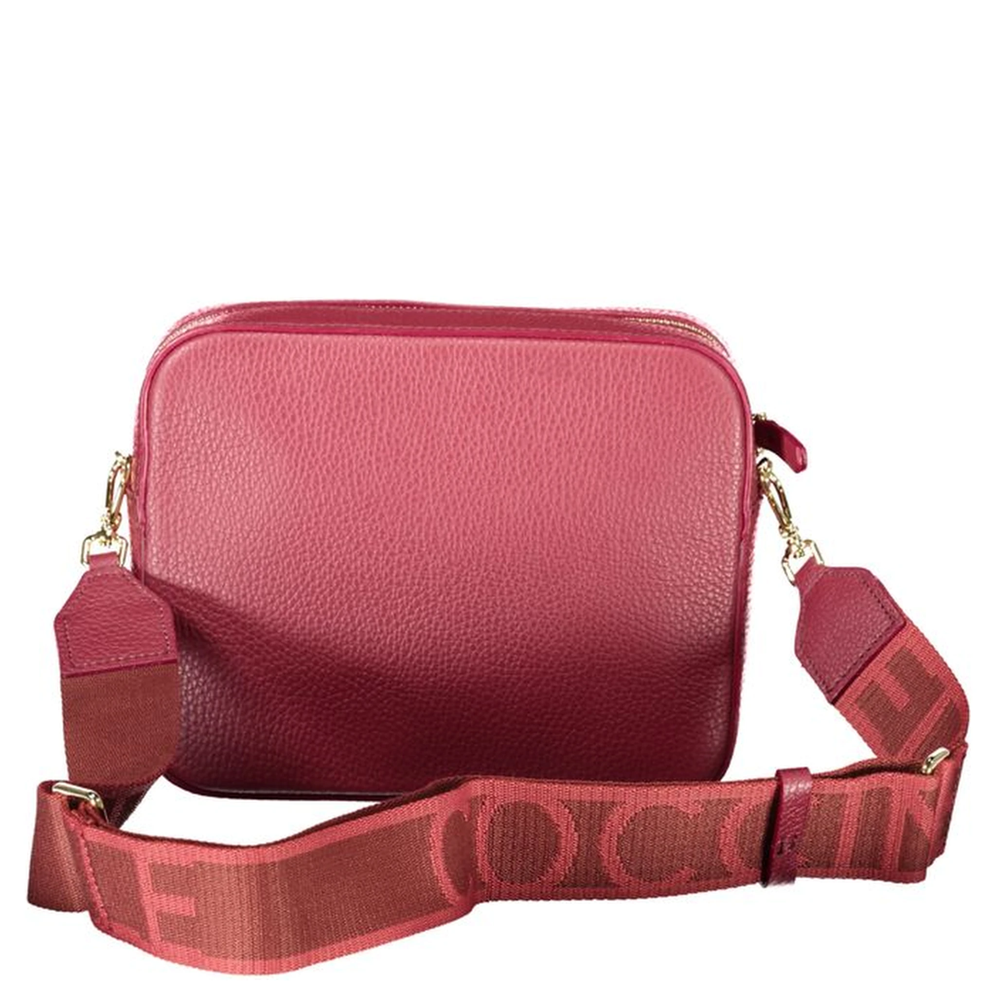 Red Leather Women Handbag