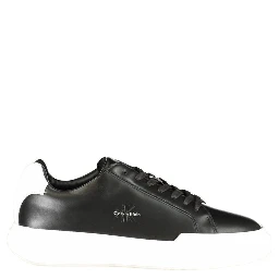 Black Leather Men's Sneaker
