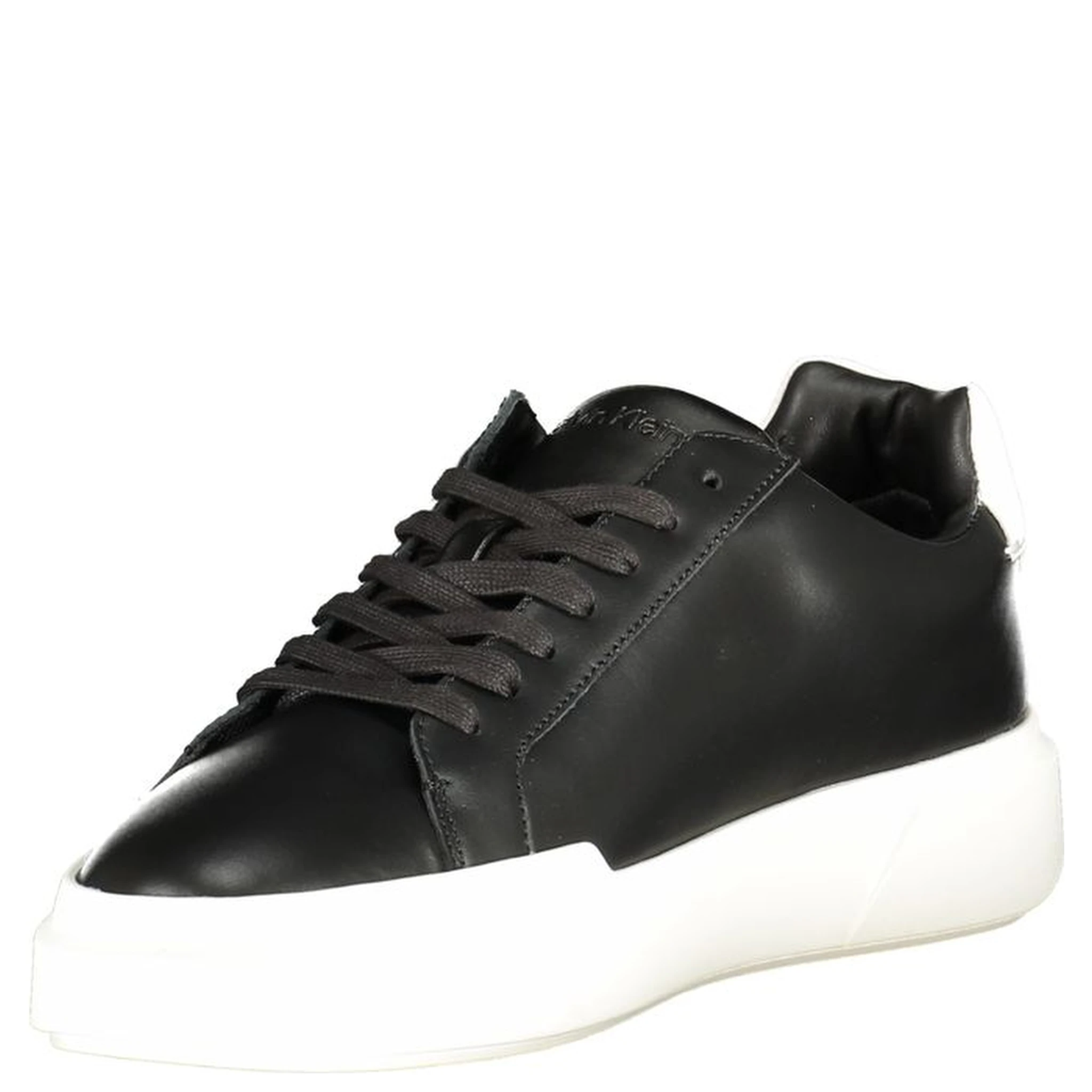 Black Leather Men's Sneaker
