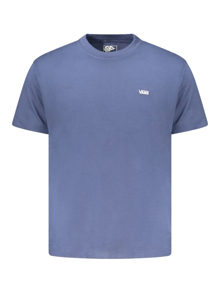 Blue Cotton Men T-Shirt