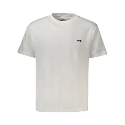 White Cotton Men T-Shirt