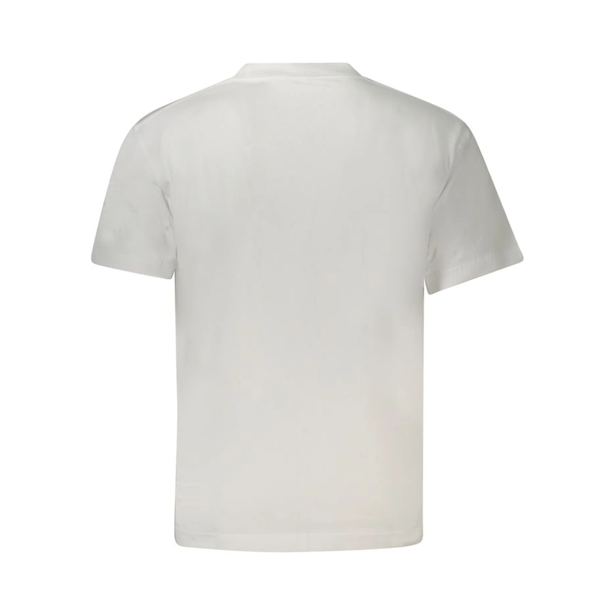 White Cotton Men T-Shirt