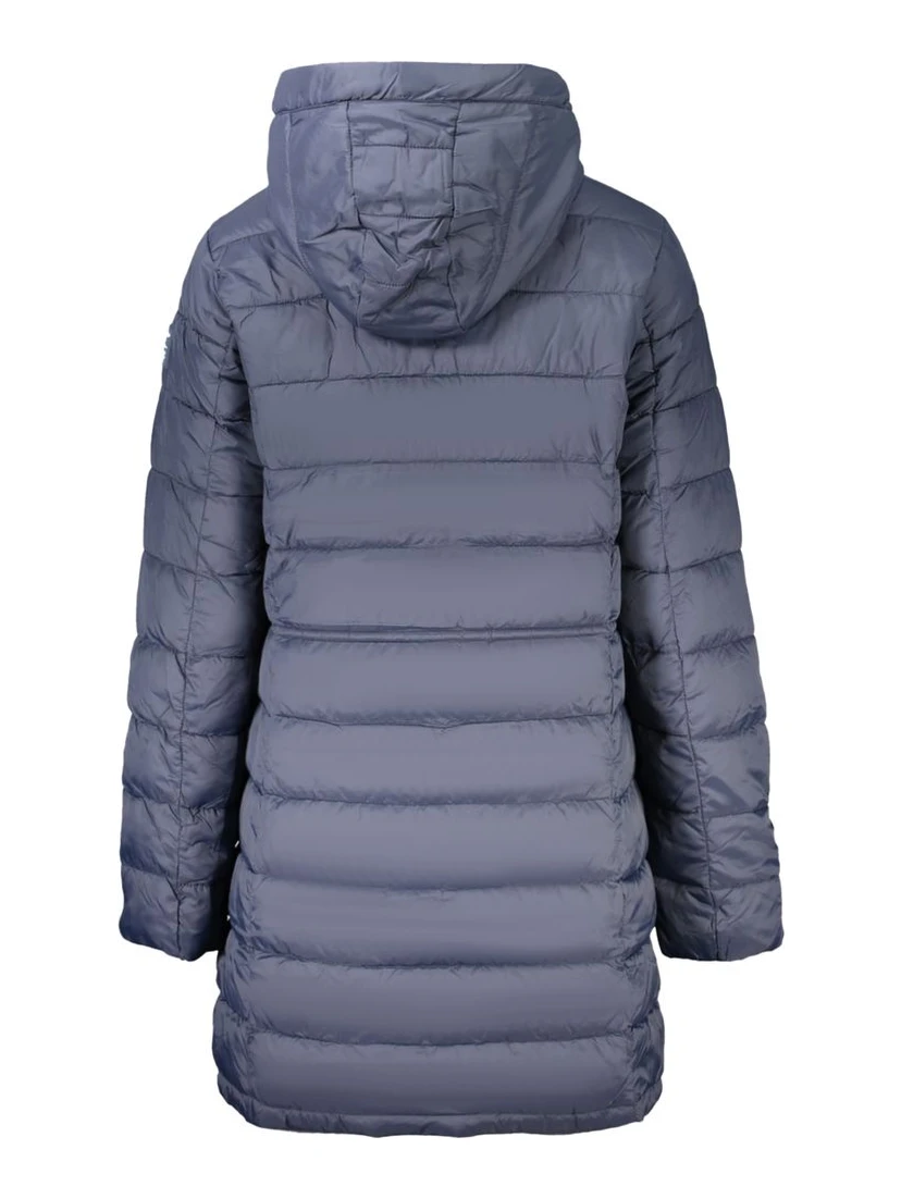 Blue Polyamide Women Jacket