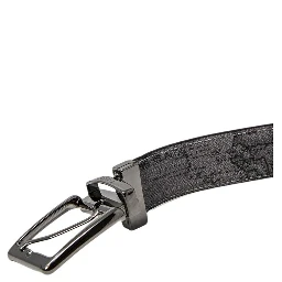 Black Leather Regular Belt