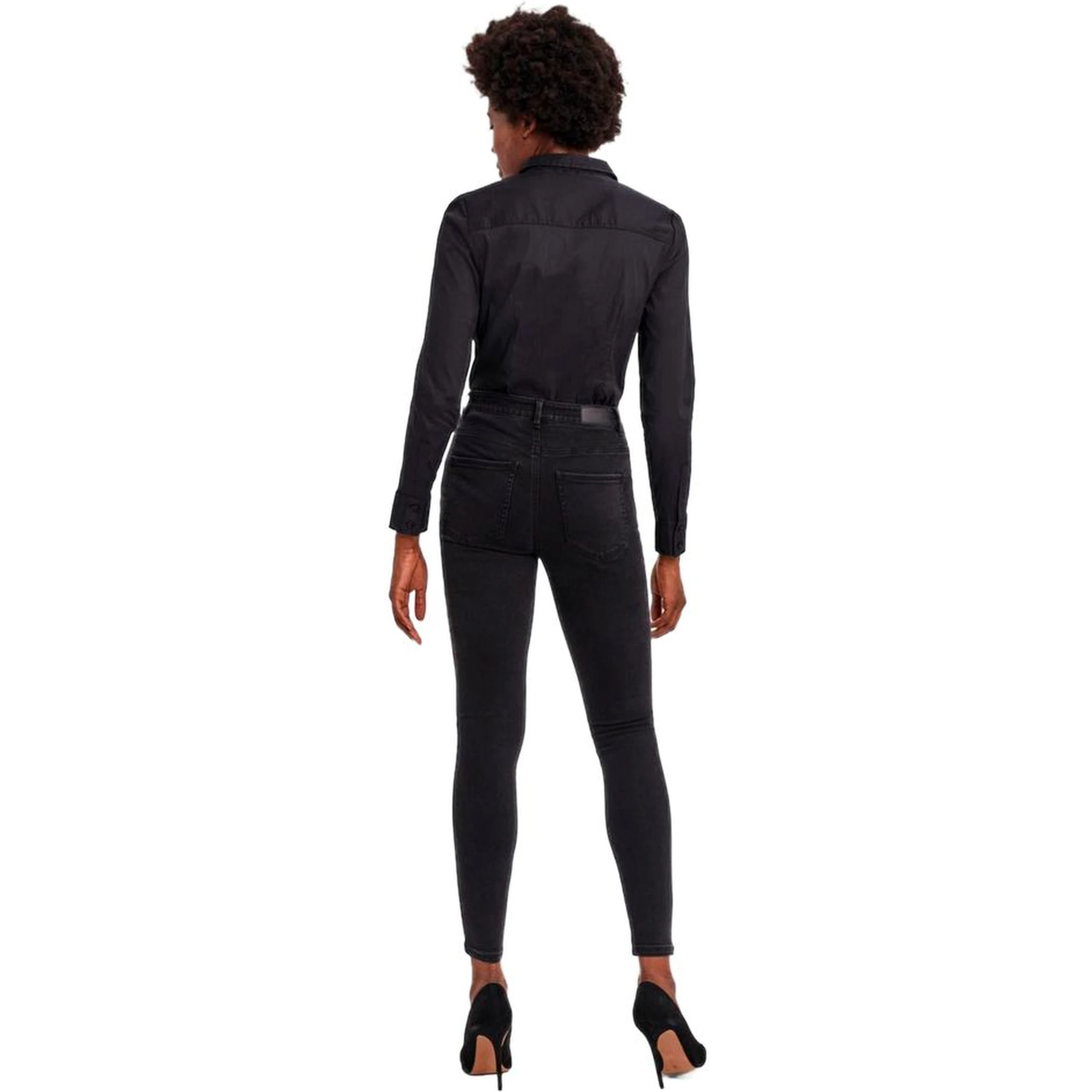 Black Cotton Bodysuit