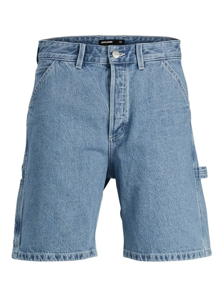 Light Blue Cotton Bermuda Shorts
