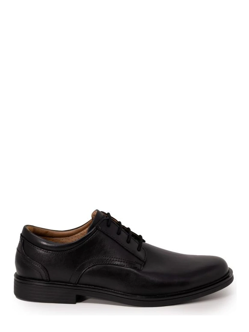 Black Leather Oxfords And Derbies