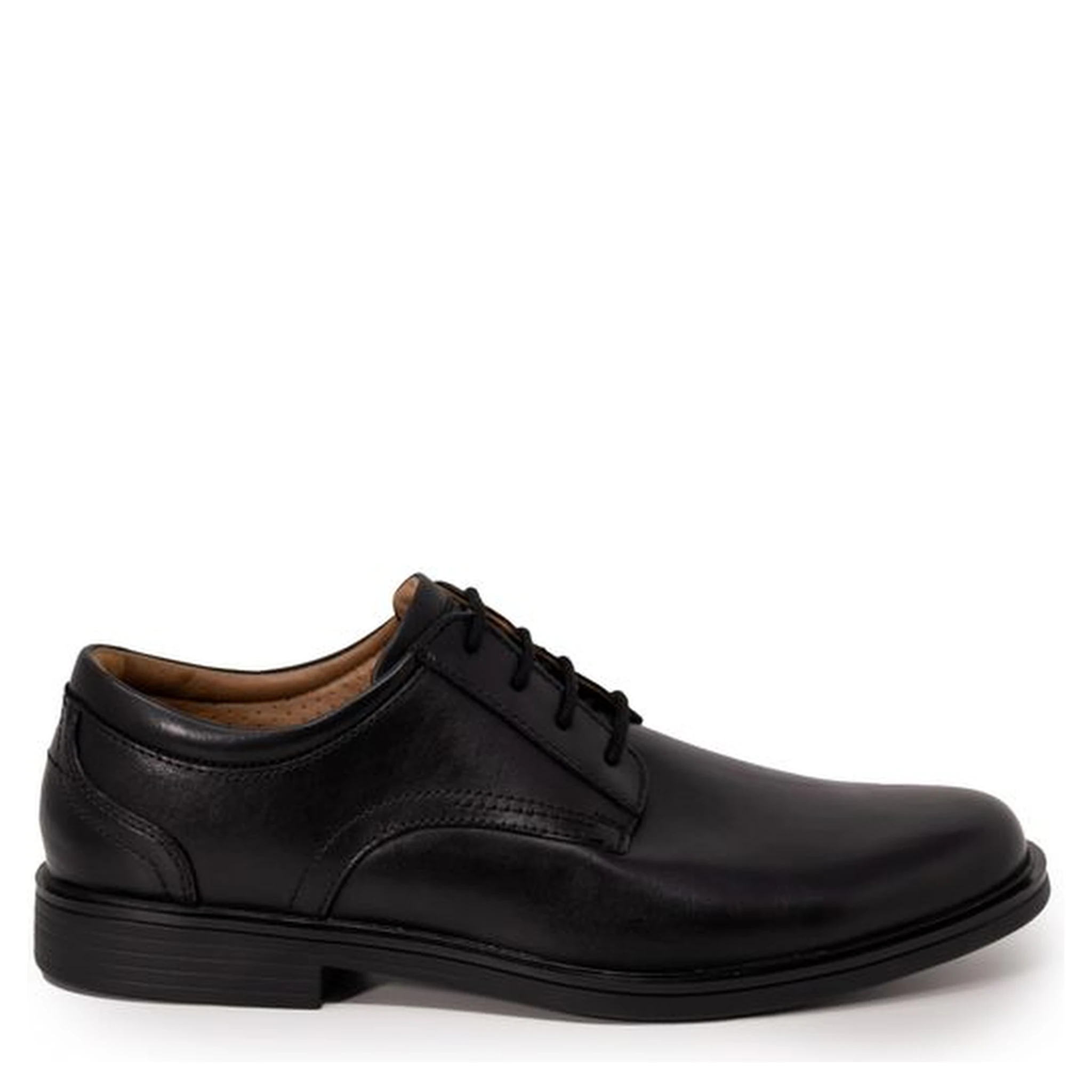 Black Leather Oxfords And Derbies