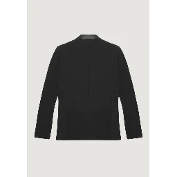 Black Polyester Blazer