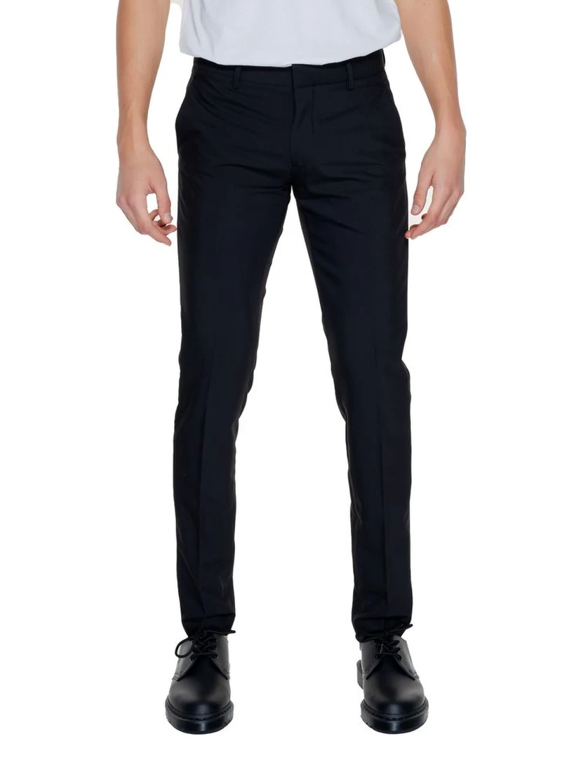 Black Polyester Pant