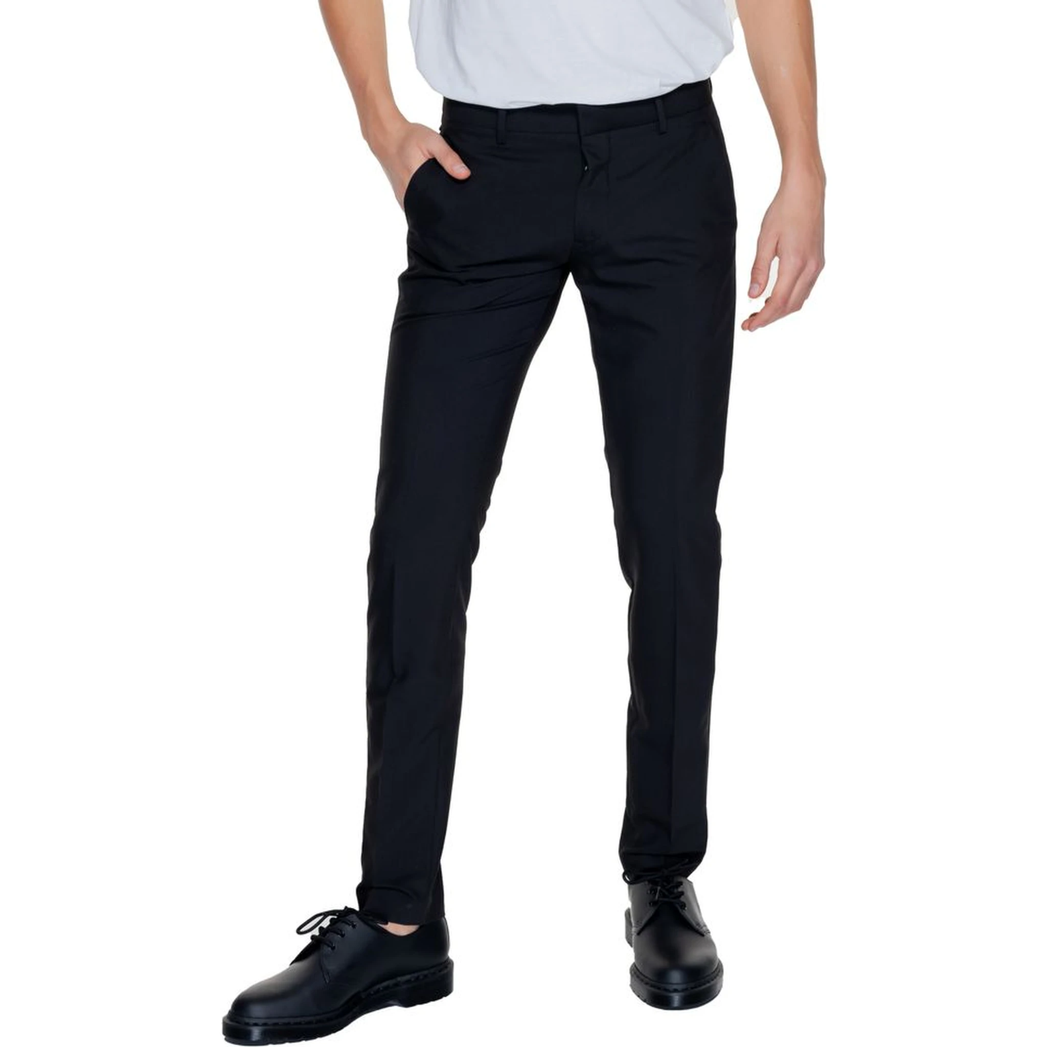Black Polyester Pant