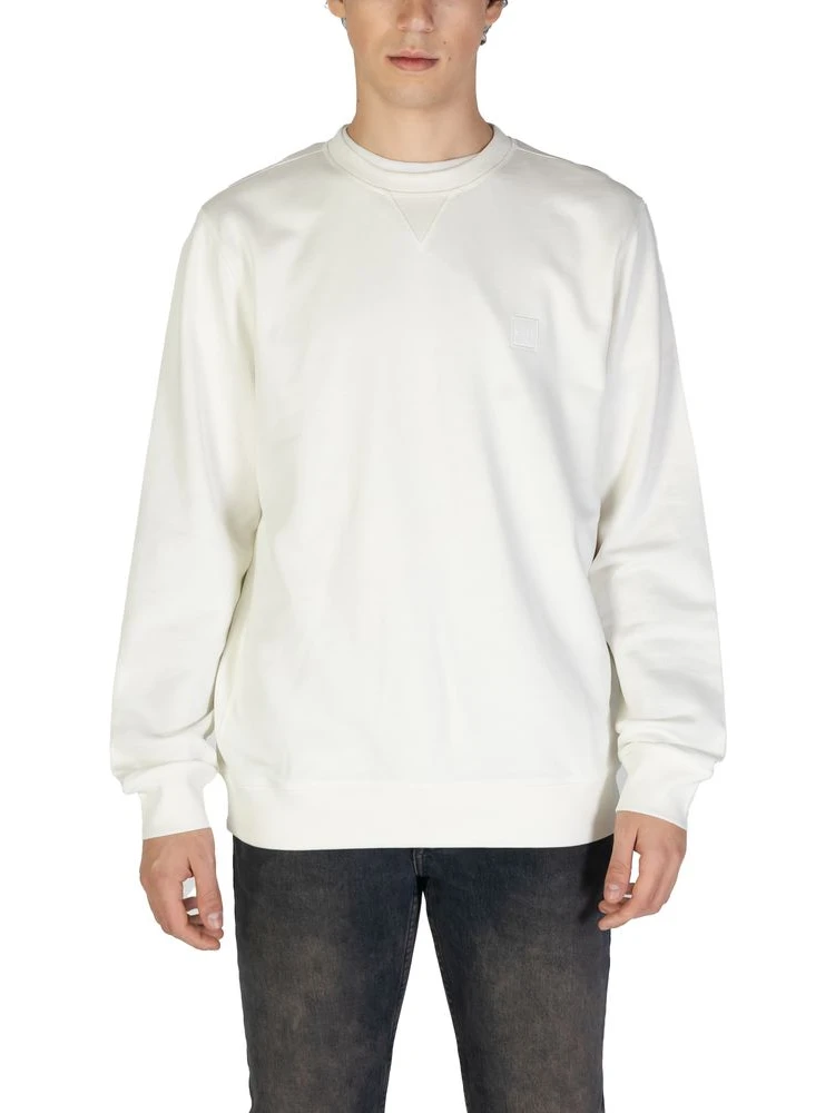 White Cotton Sweatshirt