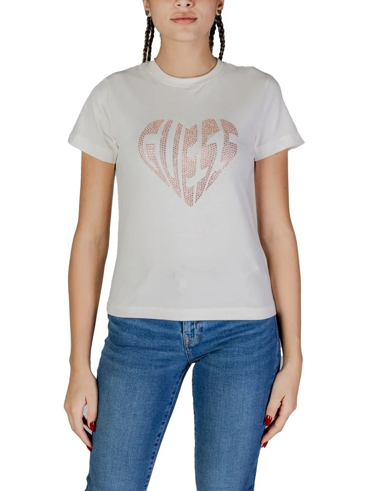 Cream Cotton T-Shirt
