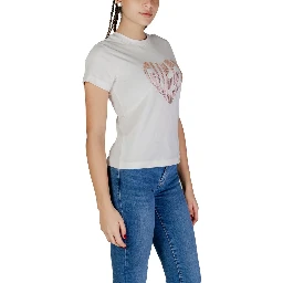 Cream Cotton T-Shirt