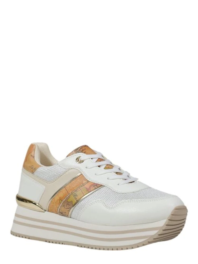 White Polyethylene Platform Sneakers alternative