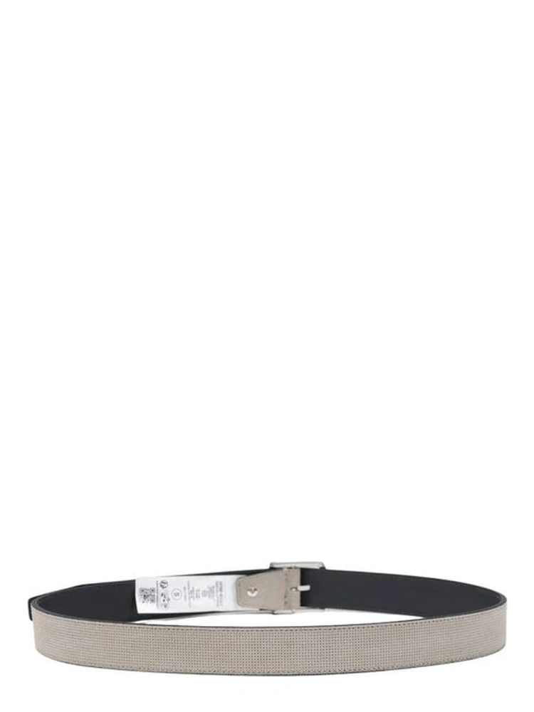 Gray Leather Regular Belt alternative