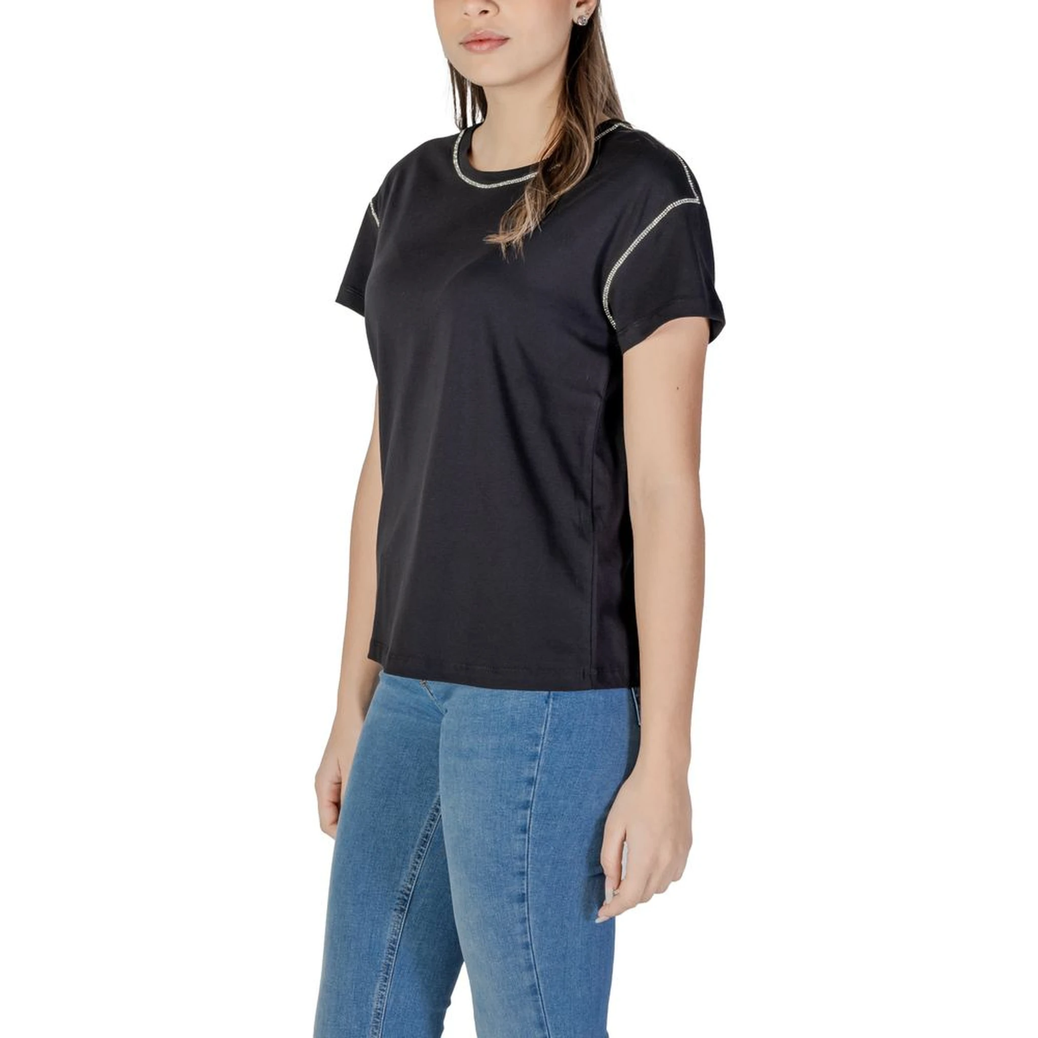 Black Cotton T-Shirt