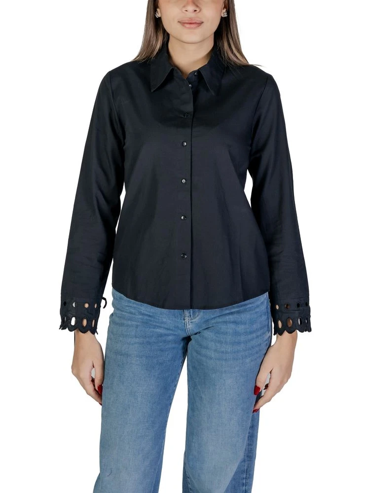 Black Cotton Blouse