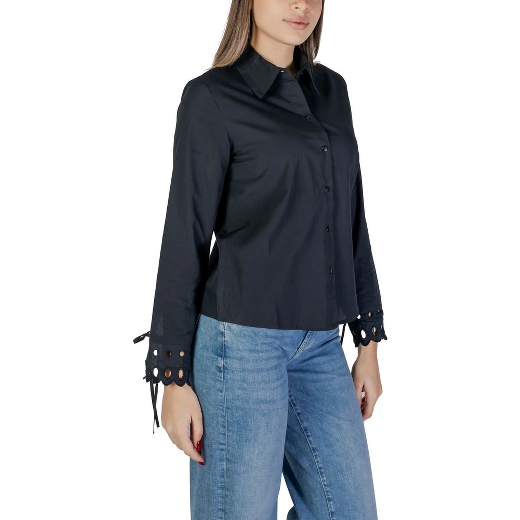 Black Cotton Blouse
