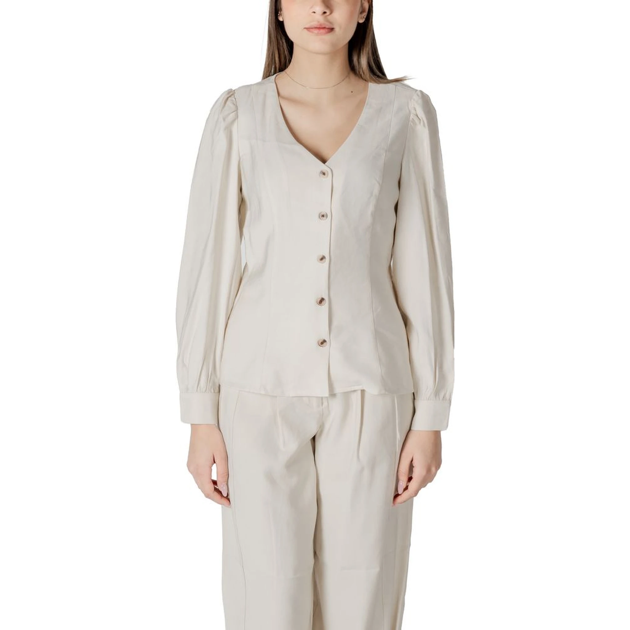 Cream Viscose Top
