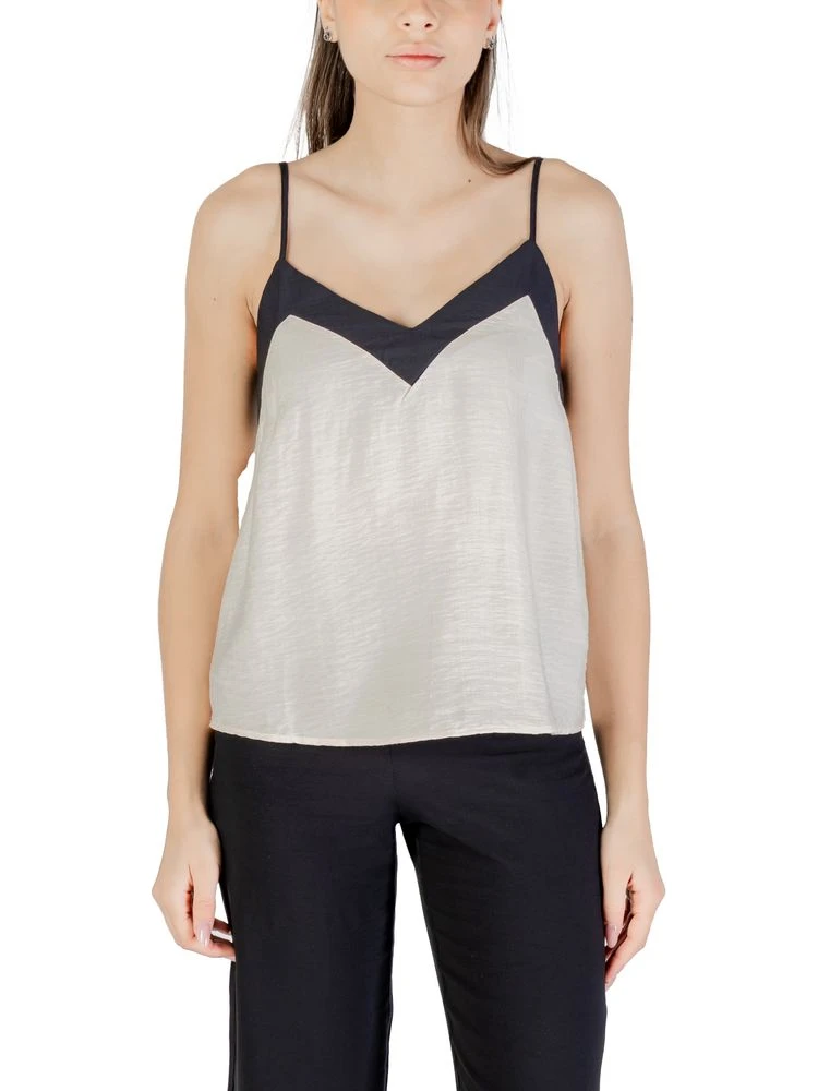 Cream Nylon Top