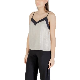 Cream Nylon Top