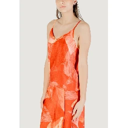Red Polyamide Top