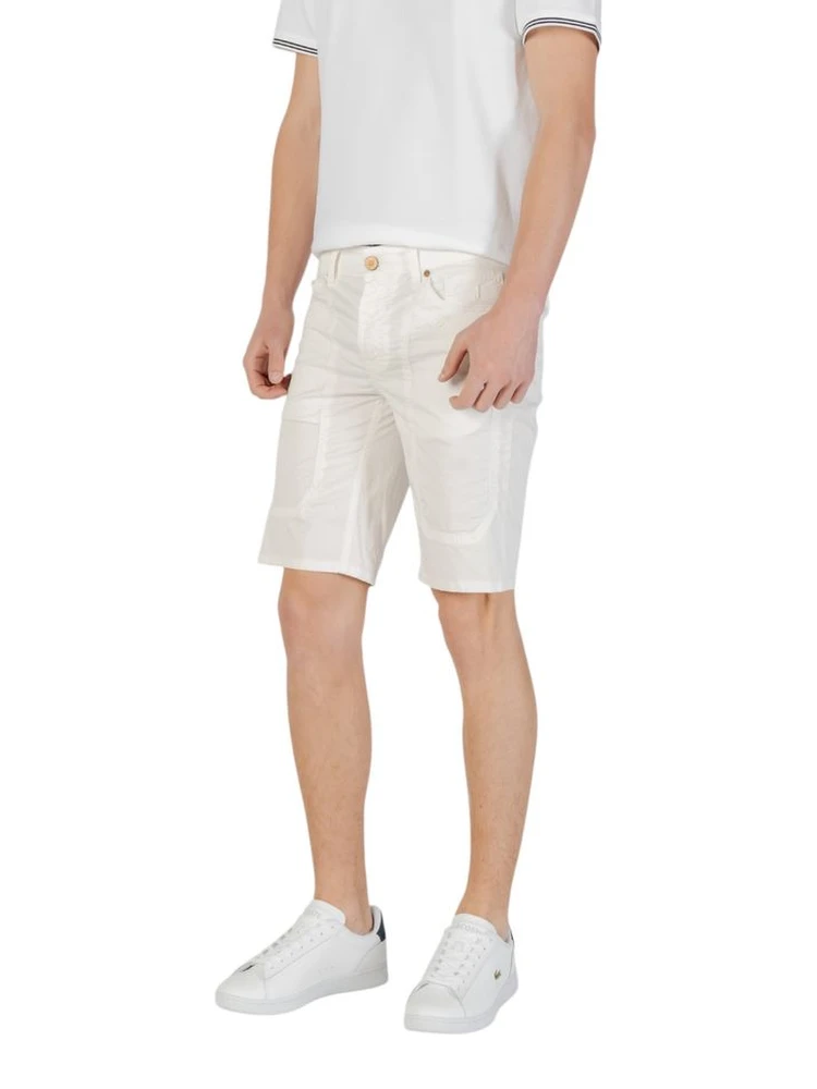 White Cotton Bermuda Shorts alternative