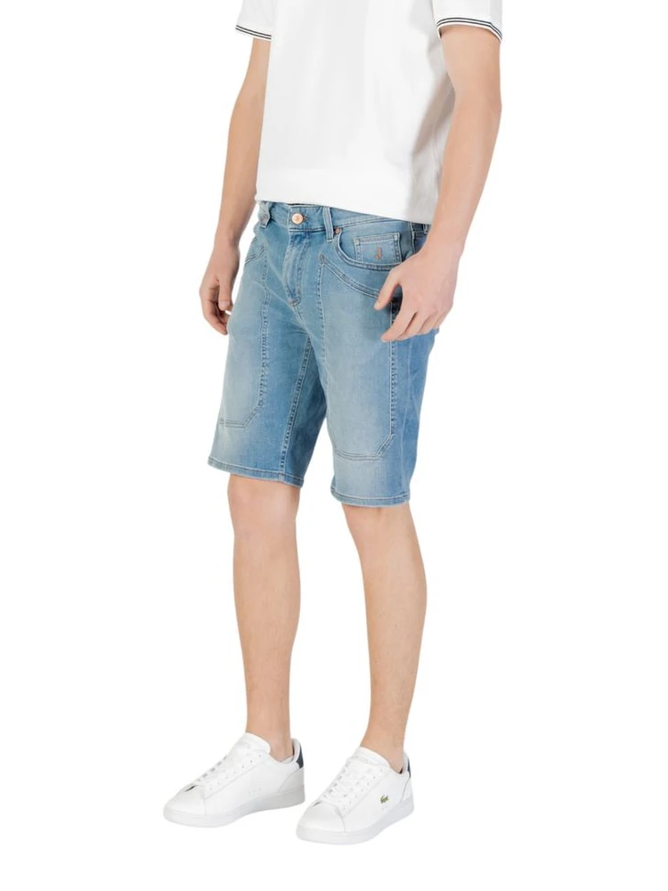 Light Blue Cotton Bermuda Shorts alternative
