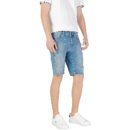 شورت برمودا قطني أزرق فاتح