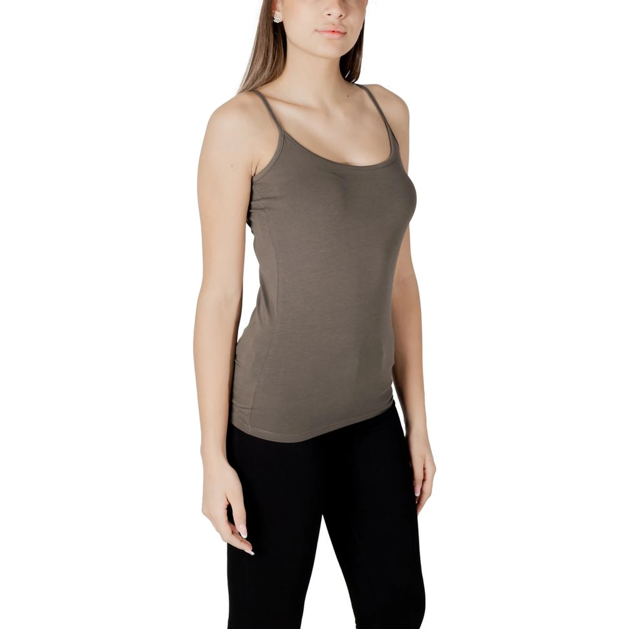 Green Cotton Tank Tops