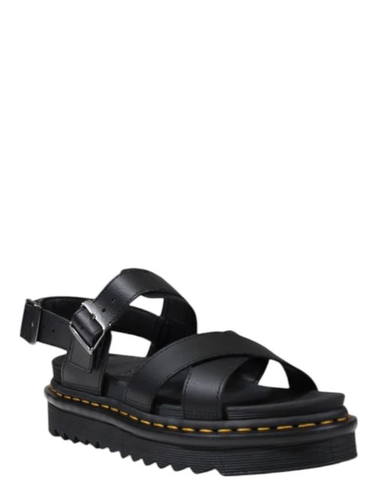 Black Leather Flat Sandals alternative
