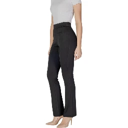Black Viscose Skinny Pants